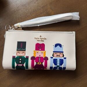 Kate Spade Nutcracker Wristlet Purse Wallet